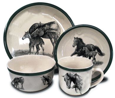 Home, outdoor and equestrian Tableware 